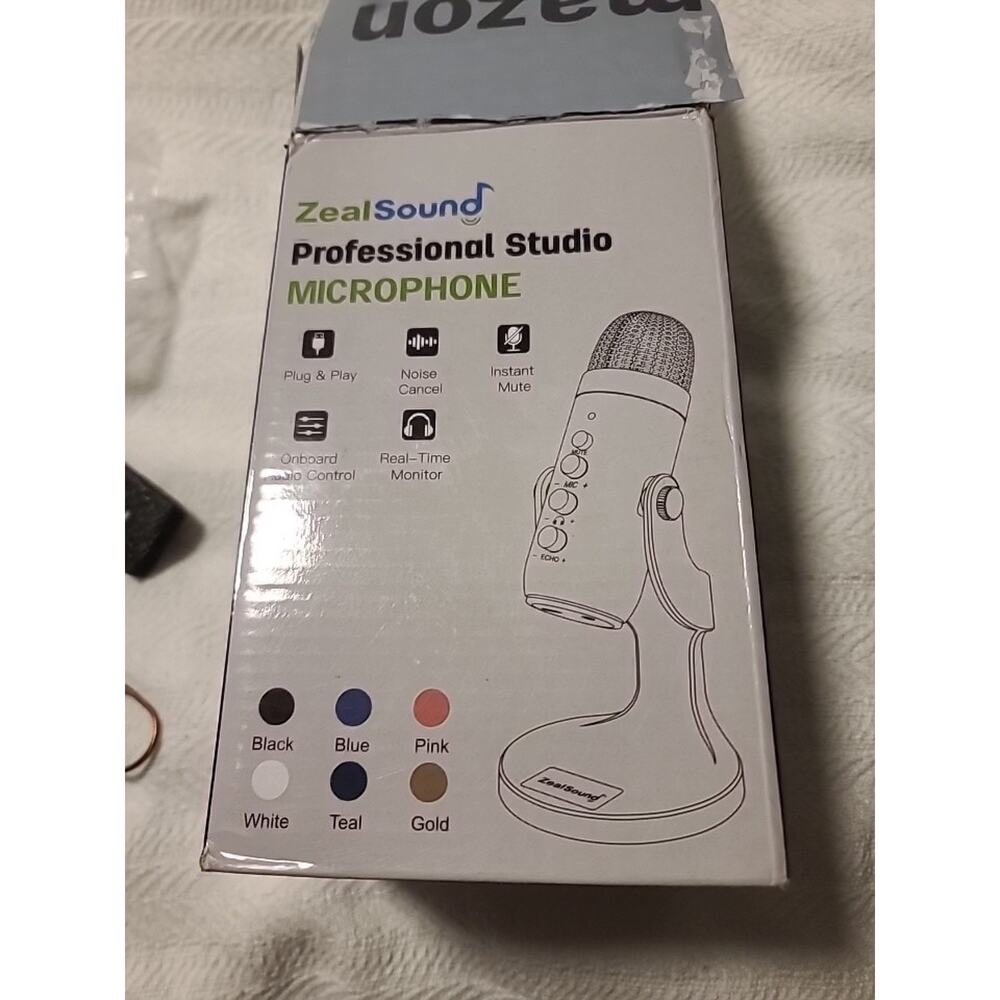 ZealSound Professional Studio Microphone USB - PC - Echo - One Key Mute - 48khz